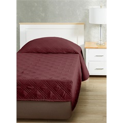CozyCare Classic Coverlet, Burgundy